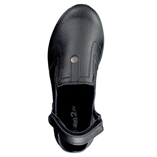 Damen Kellner-Clogs schwarz - 4