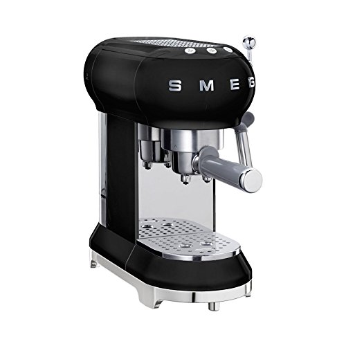 Smeg ECF01BLEU Espresso-Kaffeemaschine Schwarz Espresso-Automat Kaffee-Maschine