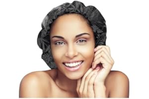 Glow by Daye Satin Bonnet, Double-Layered and Adjustable Satin Sleep Cap, Extra Large, Reversible