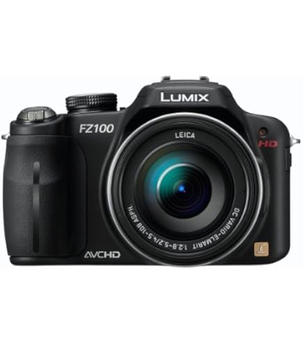 Panasonic Lumix FZ100 14.1MP Digital Camera - Black (3.0 inch TFT