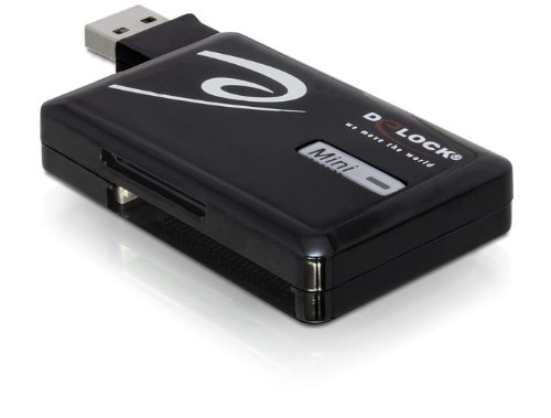 DeLock USB2.0 CardReader All in 1 Speicherkartenleser USB2.0 CFI / II / MD / SM / SD / MMC / MS / xD