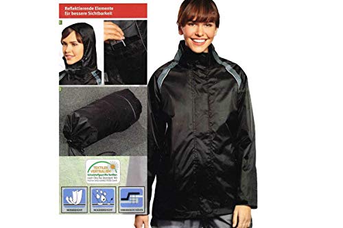 Preisvergleich Produktbild Crivit Damen Regenjacke Jacke Schwarz S 36 / 38