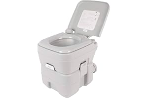 Z ZELUS Toilette da Campeggio Toilette Portatile WC Rimovibile per i Bambini Anziani Bagno Mobile per Camper Casa Mobile WC Chimico da Viaggio