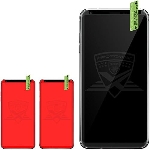2 x Proto Max 3D Glasses for LG, V30 Black Full Frame Screen Protector 0.2 mm – Black (Pack of 2)