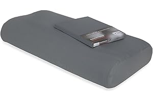 Dormabell Bezug Nackenstützkissen dunkelgrau, für Cervical-Kissen NB1 - NB3, Größe: Small