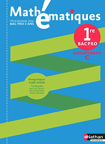 Download Mathématiques 1re Pro Bac Pro Download Mathématiques 1re Pro Bac Pro