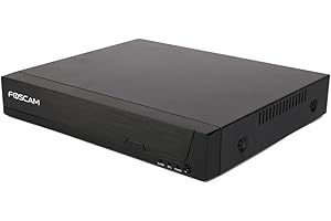 Foscam FN9108HE Netzwerk-Videorekorder Schwarz 8-Kanal, 5MP, PoE, HDMI+VGA