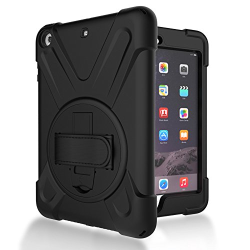 iPad Mini 1/2/3 Hülle, FUQUN Neue Wasserdicht Stoßfest Schmutz Schnee Sand Proof Survivor Extreme Army Military Heavy Duty Cover Case Ständer für Apple iPad Mini/Mini 2/Mini 3 Geschenk Kinder Kid Full Schutz Light Gewicht iPad Fall - 3
