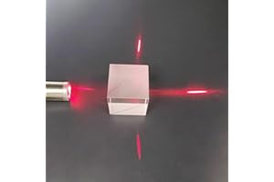 NYJLGD Beam Splitter Cube, Optical Glass Dichroic Prism Ratio 50:50 Spectrome Sicence