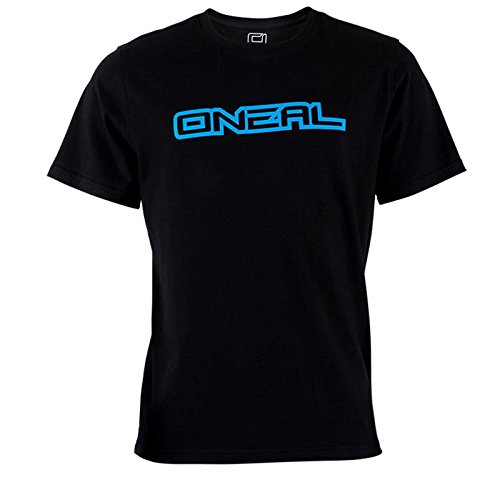 O'Neal Piledriver T-Shirt Schwarz Unisex kurzarm Baumwoll Freizeit Shirt MX MTB Dirt FR, 1012CL-3