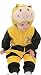 JTC Baby's Animal Onesie Romper Outfit With Hood (12-18 Months--Suggest Height 74-83cm, Bee)
