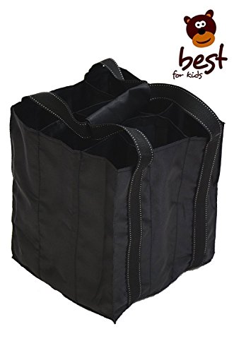 Best For Everyone Tragetasche, Baumwolle Flaschentasche Bottlebag Tasche für 9 Flaschen Einkauf, sehr gute Qualität - 2