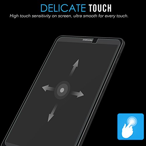 Tab A 10.1 Folie – MoKo HD 9H Panzerglas Hartglas Displayschutzfolie Glas Displayschutz Display Schutzfolie Glasfolie Screen Protector für Samsung Galaxy Tab A 10.1 Zoll 2016 Tablet, Klar - 3