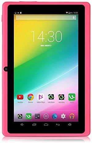 iRULU eXpro X1S 7" Google Android 4.4 Tablet, GMS Certified by Google, 1024*600 HD Resolution, Quad Core, 16GB Nand Flash - Pink