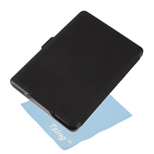 Tsing Kindle Paperwhite Hülle, Smartshell Case Kompatibel für Alle Kindle Paperwhite Die dünnste und Leichteste Schutzhülle (für Alle Vorgängermodelle von 2012, 2013, 2014 und Den Neuen Kindle Paperwhite 2015) (Schwarz) - 7