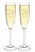 Produktbild Leonardo 2 Sektgläser mit Gravur des Namens zur Hochzeit Motiv Paar Sekt-Glas graviert Geschenkidee