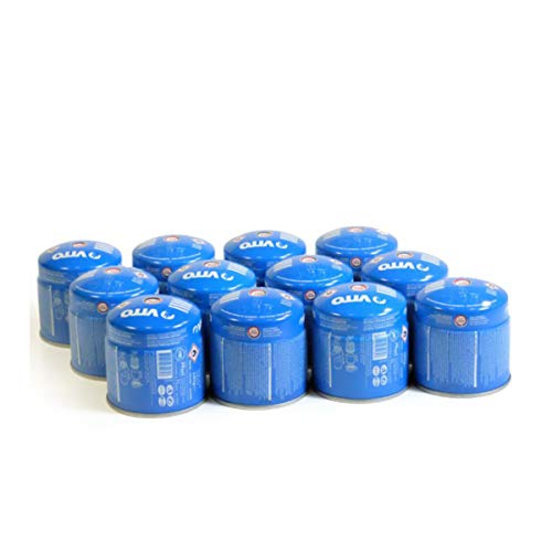 Pack 12 cartouches gaz 190g VITO butane perçable sécurité stop-gaz TUV