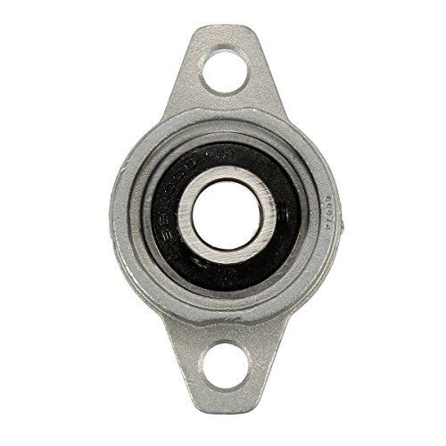 BABAN KFL000 Zinklegierung Flanschlager Stehlager Kugellager mit Steh 10mm - 3
