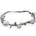 8pcs/pack Summer Fashion Womens Flower Headband Bohemia Bridal Headdress Hairband Styling Accessories For Women Ladies Girls