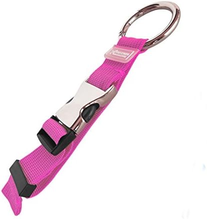Travel Attaching Carry Clip Add A Bag Luggage Straps Suitcase Baggage Belt Hand Bag Clip (Pink)