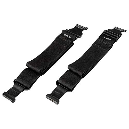 Qardio Strap Paquete Doble Set Negro Core