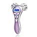 Produktbild 3D Roller Gesicht Massagegerät, Mikro-Strom Vibration Lifting Anziehen Falten Remover Beauty Instrument, Gesichts Körper Form Anti Cellulite Gerät, Lila