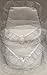 Broderie Anglaise Beautiful Frilly Footmuff/ Cosy Toes Sparkling White