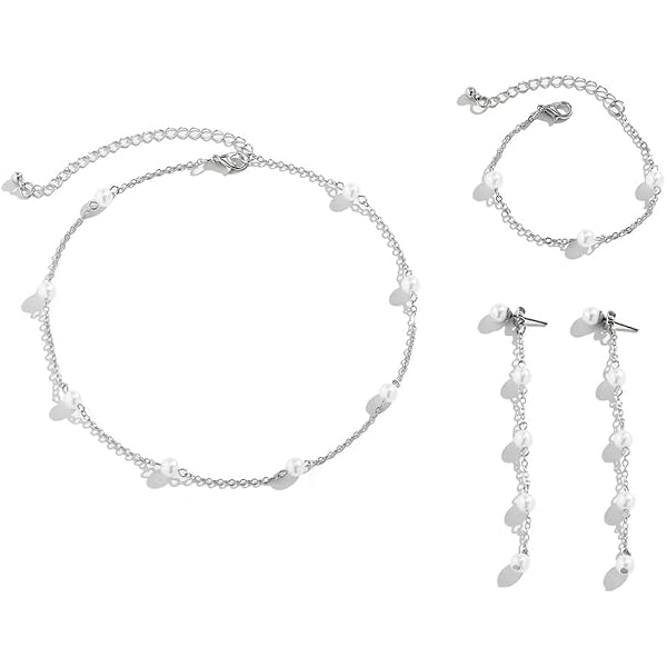 Orecchini A Cerchio Shamballa Con Perle Bianche 35mm - Placcati Argento, Fatti A Mano UK