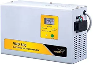V-Guard VND 500 150V-285V Voltage Stabilizer - VND 500 26.8x12.2x18.6 Color-Grey
