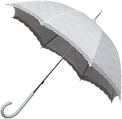 Ivory Cream Lace Wedding/Races Parasol Umbrella