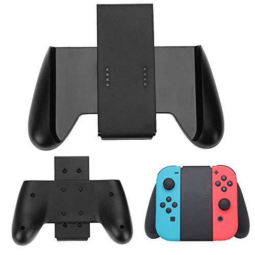 TUTUO Nintendo Switch Supporto Joy-Con Manico Comfort Grip Supporto (Nero)