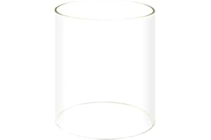 Festnight Glaszylinder für Würstchenwärmer Hot Dog Maker Ersatzglas Bockwurstwärmer Hitzebeständig 200x240 mm