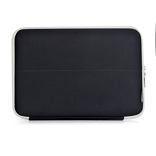 Ivencase® stoßfest Neopren Laptop Sleeve Tasche Hülle Beutel Für 11-11.6 Zoll Laptop / Notebook / MacBook / MacBook Air 11 / Chromebook Schwarz - 7