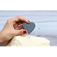 2 x Schieferherz 5 x 5 cm mit oder ohne Lochung