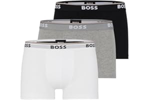 Hugo Boss Krótkie bokserki Mężczyźni 3-Pack Stretch Cotton Regular Fit Boxer Briefs