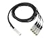 Produktbild Hewlett Packard Enterprise 100Gb QSFP28 to 4x25Gb SFP28 **New Retail**, 845418-B21 (**New Retail** 5m DAC)