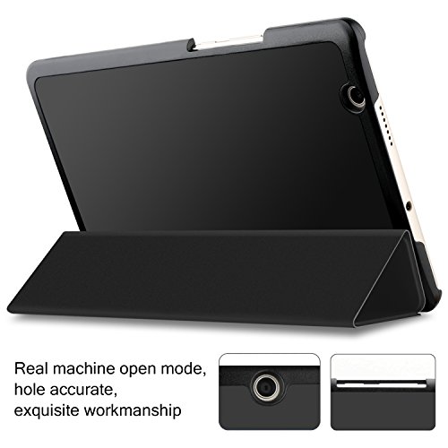 ELTD Huawei Mediapad M3 8.4 Hülle Case – Ultra Schlank Smart Cover Tasche Schutzhülle Case für Huawei Mediapad M3 8.4 mit Standfunktion, Schwarz - 6