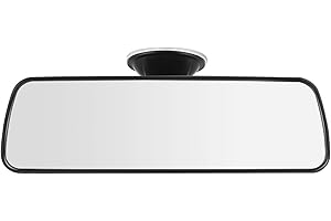 Foreverup Rétroviseur intérieur universel avec ventouse - Rétroviseur de voiture - 200 x 60 mm