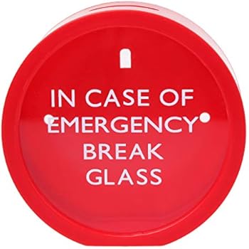 Emergency Break Glass Money Box: Amazon.co.uk: Office Products