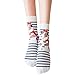Produktbild HWTOP Sportsocken Unisex Weihnachtssocken Tierdruck Hohe Socken Arbeit Dicke Schlafen Socken Sneaker Socken Damen & Herren & Mädchensocken Baumwollsocke Bequem Fußball Socken Mehrfarben 1 Paar