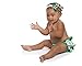 juDanzy Satin baby ruffle bloomers Diaper Covers in a Variety of colors & sizes (6-24 Months, Green and White Polka Dot) Color: Green and White Polka Dot Size: 6-24 Months