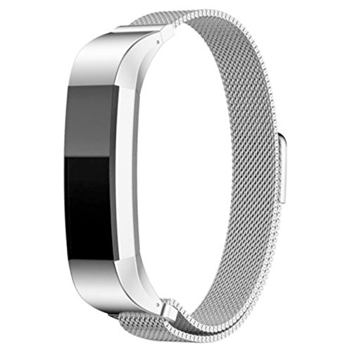 Preisvergleich Produktbild Magnetisches Armband aus Edelstahl für Fitbit Alta / Alta HR