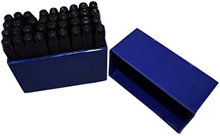 AB Tools-US Pro 4mm 36pc Number And Letter Stamp Set Metal Steel Marking Punch Stamps