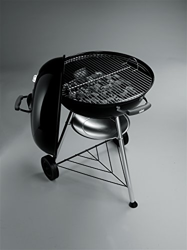 Weber 1321004 Compact Kettle, Holzkohle-Kugelgrill 57 cm, Schwarz - 16