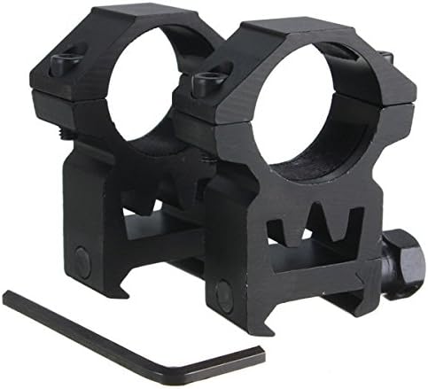 Pegasus 2pcs 25.4mm High Profile Flattened Bracket Dovetail Rail Mount