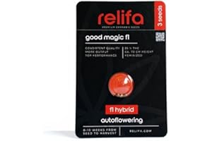 Relifa • Good Magic F1 • Premium F1 Hybrid • Cannabis Samensorte für Anbauer • Versiegelte Verpackung • 3 Stück