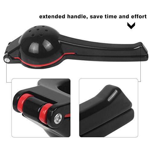 Uvistare Zitronenpresse Manuell / Limettenpresse Profi / Lemon Squeezer Schwarz / Orangenpresse - 7