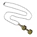 Men Style Gold Bodybuilding Barbell Dumbbell Charm Alloy Gym Jewelry Necklace With Chain Pendent For Men And Women RS.299.00