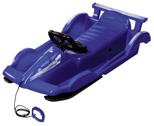 AlpenGaudi AlpenRace - Trineo de plástico (100 cm) azul azul Talla:talla única