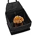 Produktbild bestweekend Hund Cat Booster Autositz Cover Auto Haustier-Tragekorb Puppy Sicherheit Travel Schwarz